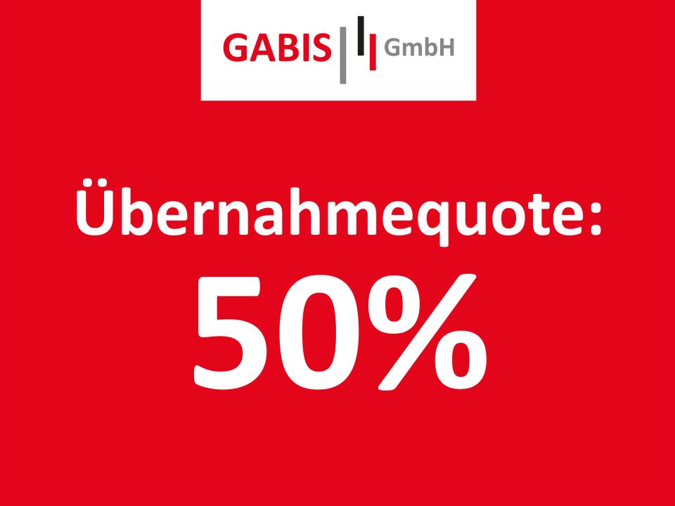 Newsbeitrag: Positive Bilanz: Übernahmequote 50%